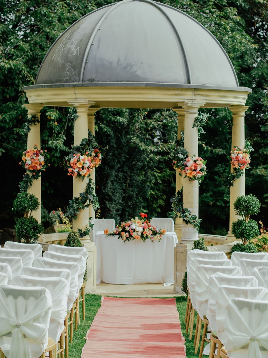 Champagne Garden Wedding