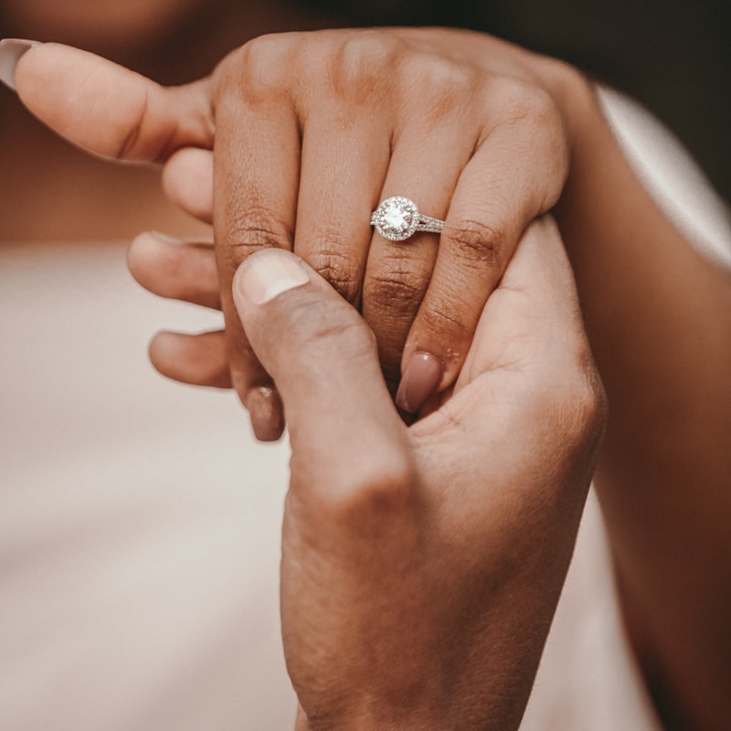 Crystal Ballroom Engagement